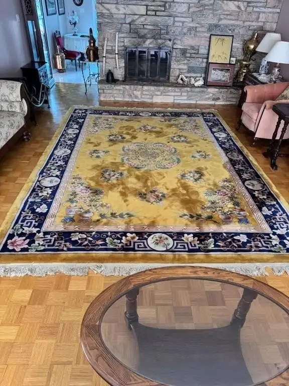 EXCELLENT LARGE 9 X 12.5 HANDMADE ORIENTAL WOOL RUG - Photo 2