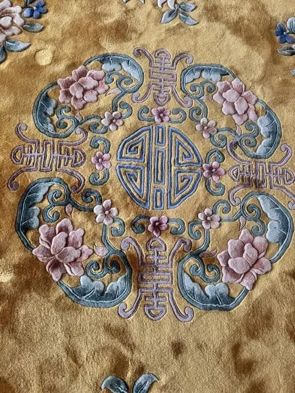 EXCELLENT LARGE 9 X 12.5 HANDMADE ORIENTAL WOOL RUG - Photo 3