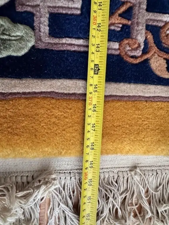 EXCELLENT LARGE 9 X 12.5 HANDMADE ORIENTAL WOOL RUG - Photo 10