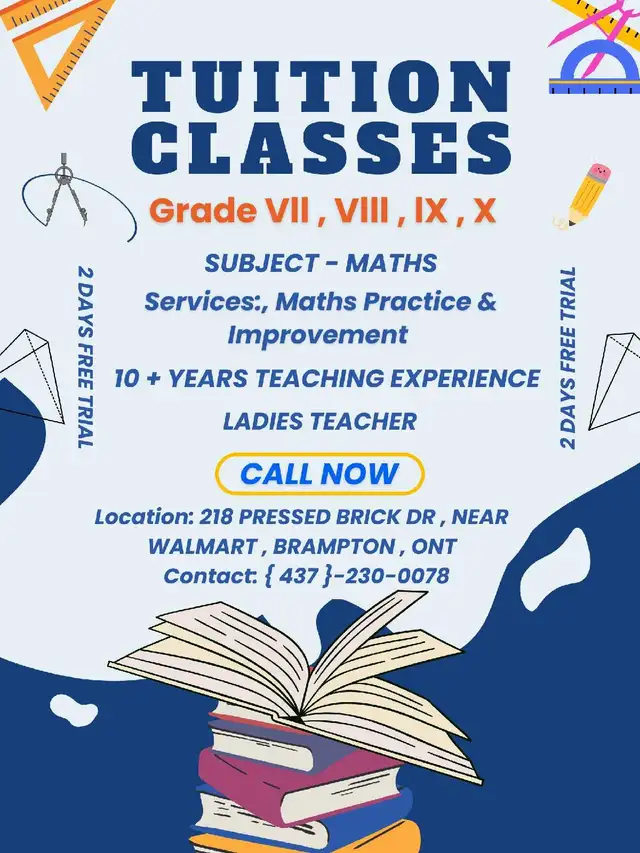 Math Tuition for Grades 7–10 | Easy Learning & Better Marks ✨