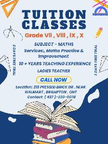 Math Tuition for Grades 7–10 | Easy Learning & Better Marks ✨