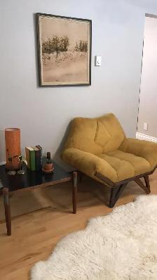 Mid century. TEAK TECK. Table d'appoint, table basse, table de c