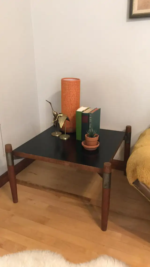 Mid century. TEAK TECK. Table d'appoint, table basse, table de c - Photo 4