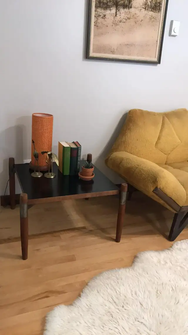 Mid century. TEAK TECK. Table d'appoint, table basse, table de c - Photo 5