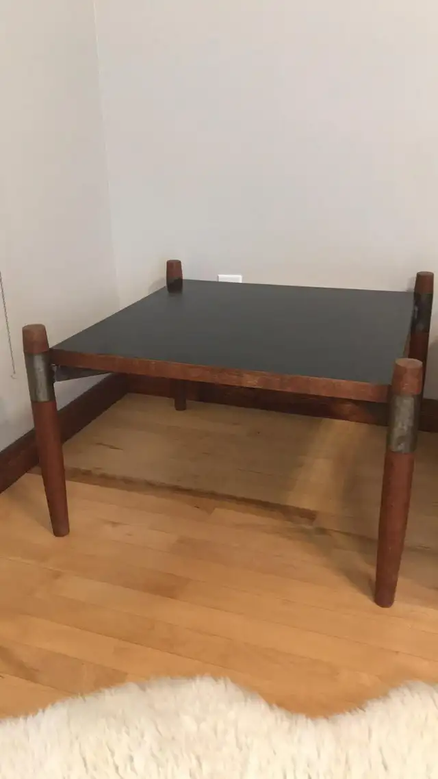 Mid century. TEAK TECK. Table d'appoint, table basse, table de c - Photo 6