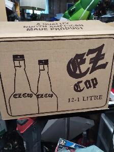 EZ Cap 32 oz. Amber Swing Top Bottles - Photo 5