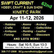 Swift Current Hobby, Craft & Gun Show (62nd)