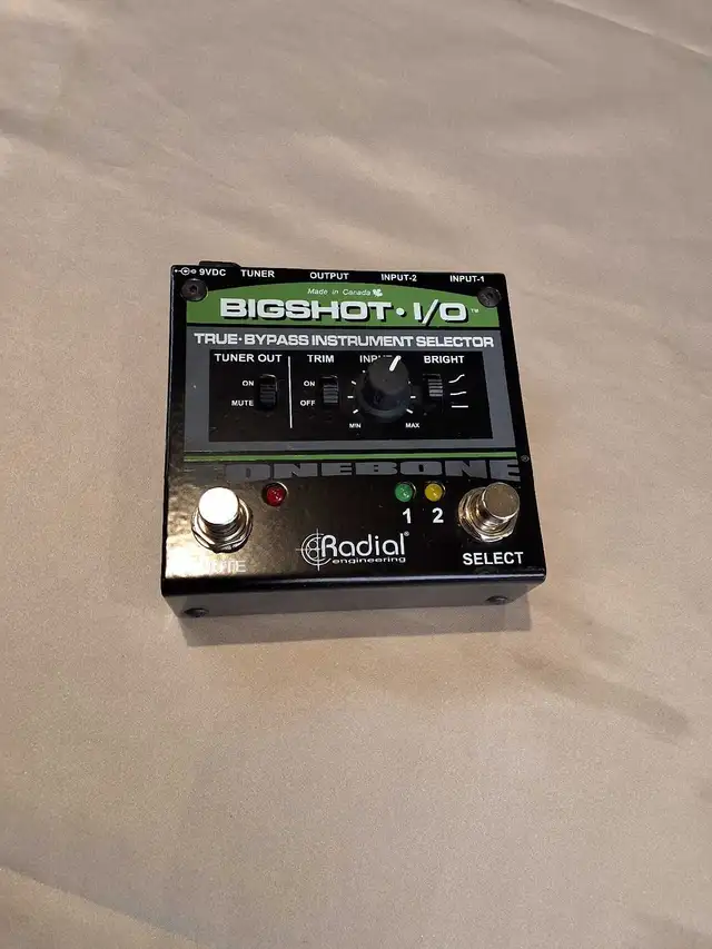 Radial Bigshot I/O Instrument Selector Pedal