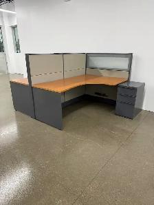 Cubicles/ Teknion Leverage 4x6x51' high stations $450/excel cond