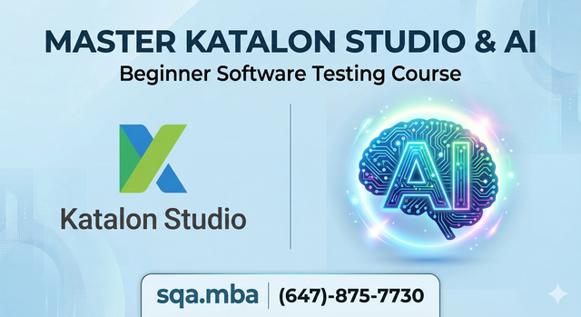 Learn Software Testing & QA Automation (Beginners) – Katalon  AI