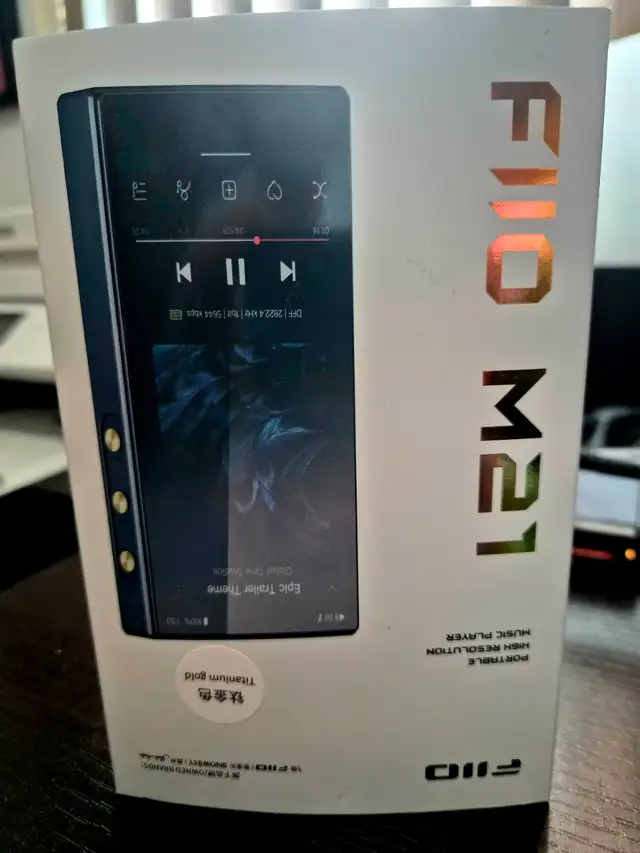 FiiO M-21 DAP & FT13 Dynamic Closed Headphone Combo - Like New