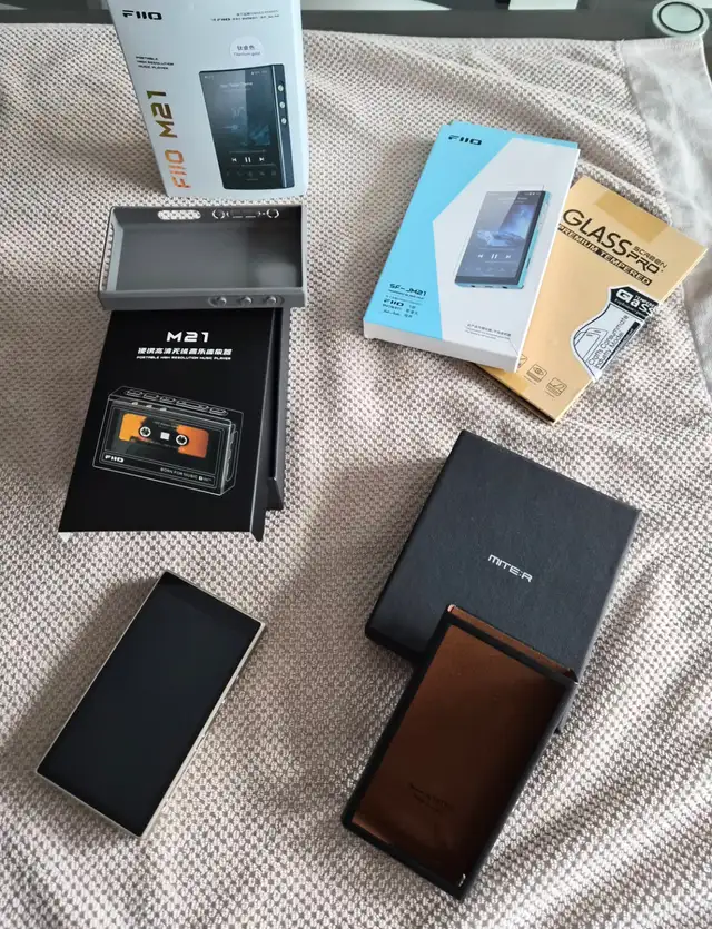 FiiO M-21 DAP & FT13 Dynamic Closed Headphone Combo - Like New - Photo 4