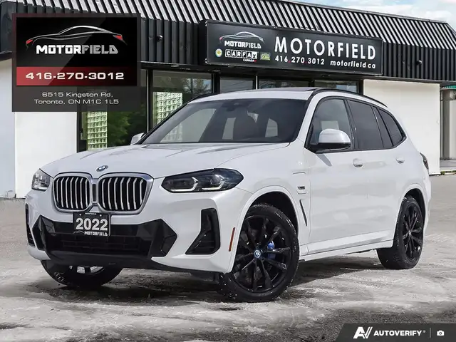 2022 BMW X3 xDrive30e AWD Plug In Hybrid M Sport PKG One Owner,