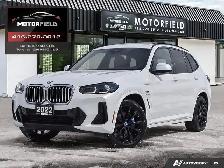 2022 BMW X3 xDrive30e AWD Plug In Hybrid M Sport PKG One Owner,