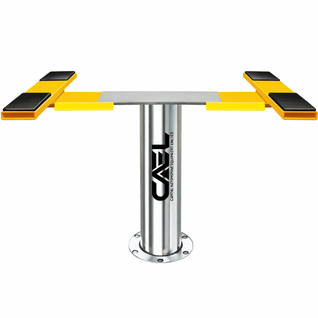 In-Ground Single Post Car Lift – H Shape – Heavy Duty