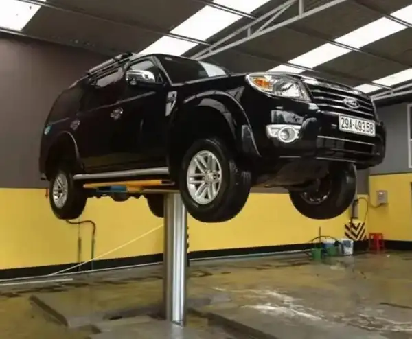 In-Ground Single Post Car Lift – H Shape – Heavy Duty - Photo 2