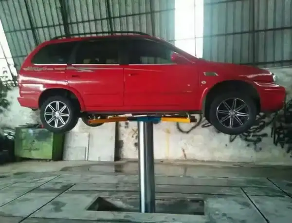 In-Ground Single Post Car Lift – H Shape – Heavy Duty - Photo 3