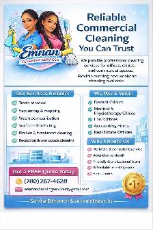 Commercial Cleaning Services – (Evenings/Weeken