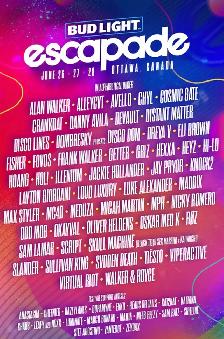 Escapade VIP tickets 2026