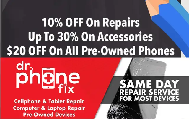 '10% OFF Mobile Repairs/ Up to 30% OFF Accessories Save Today!' - Photo 2