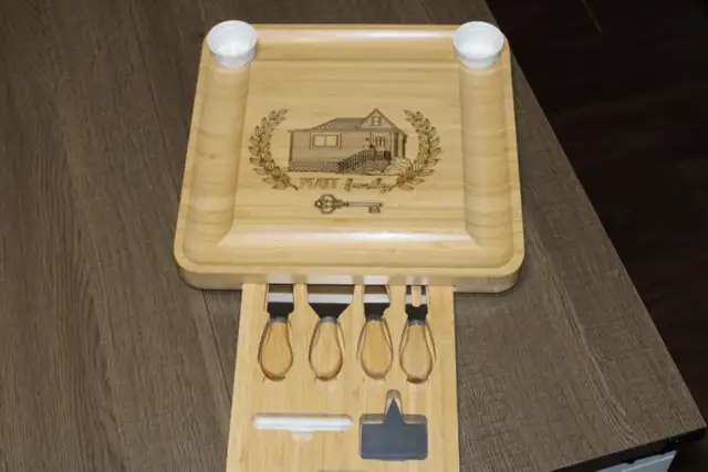 Custom Laser-Engraved Charcuterie & Serving Boards Perfect Gift - Photo 2
