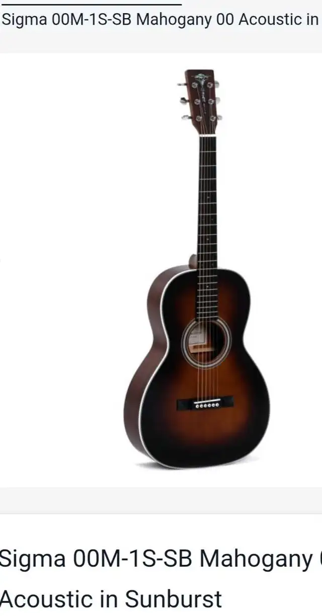 SIGMA PARLOUR ACOC/ELEC..  12 Fret GUITAR..00M-1STS SB AE - Photo 10