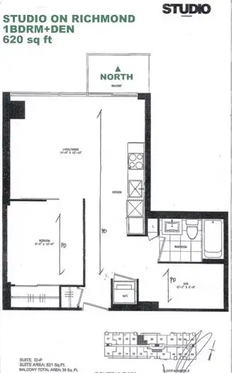 DOWNTOWN TORONO: Large 1 Den Condo For Rent with PARKING - Photo 2