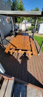 A-Frame Picnic Tables. Custom Sizes. Built to Order.