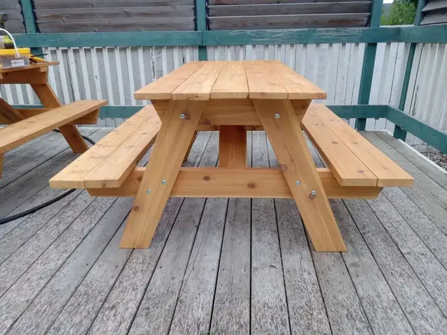 A-Frame Picnic Tables. Custom Sizes. Built to Order. - Photo 3