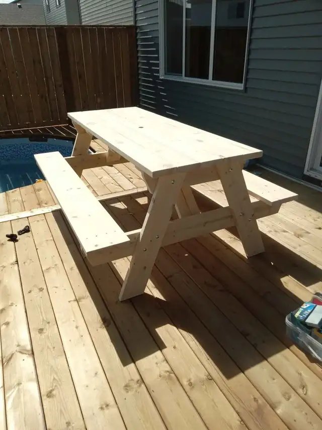 A-Frame Picnic Tables. Custom Sizes. Built to Order. - Photo 4