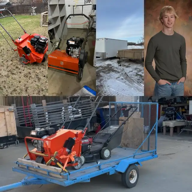 lawn aeration/Power Raking & lawn mowing