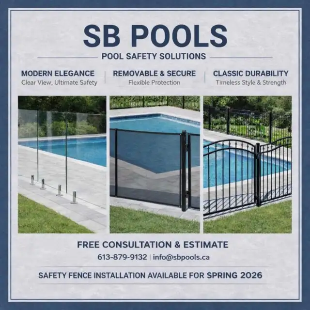 pool saftey fence
