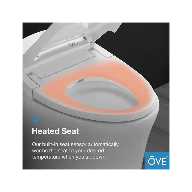 Ove Decors Lena Ada Compliant Tankless Smart Toilet With Elongat - Photo 3
