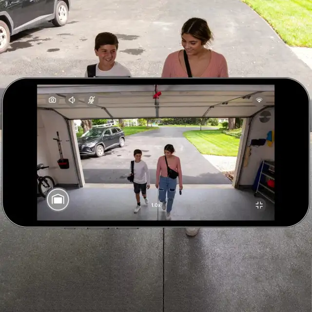 Craftsman 1-1/4HP Smart Garage Door Opener, Battery Backup and C - Photo 5