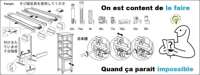 Assemblage de meubles IKEA -514-219-7817-