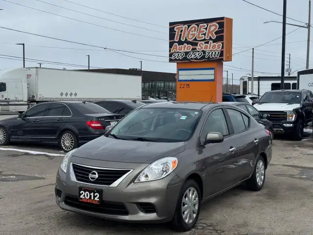 2012 Nissan Versa SV, SEDAN, 4 CYL, AUTO, ONLY 70KMS, CERTIFIED