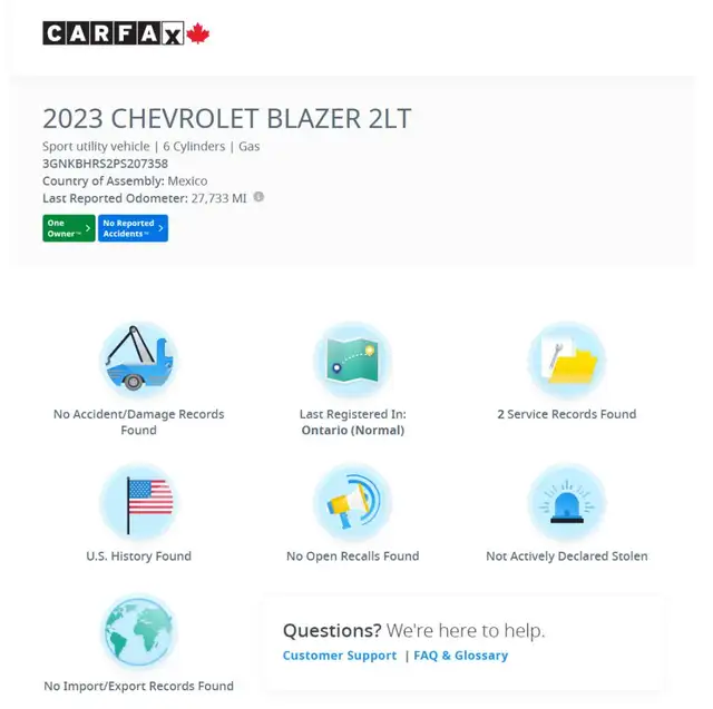 2023 Chevrolet Blazer LT AWD V6 ONE OWNER CLEAN CARFAX - Photo 5