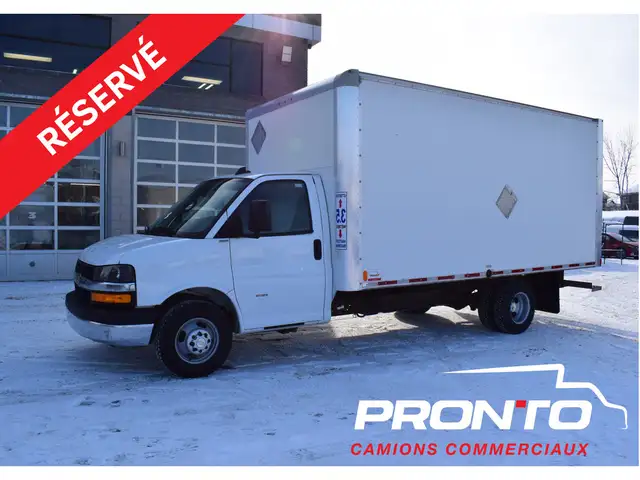 2020 Chevrolet Express Commercial Cutaway 3500  Cube 16 pieds