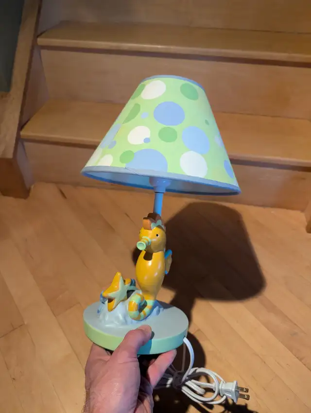 Like New Children’s Starfish & Seahorse Lamp - Photo 4