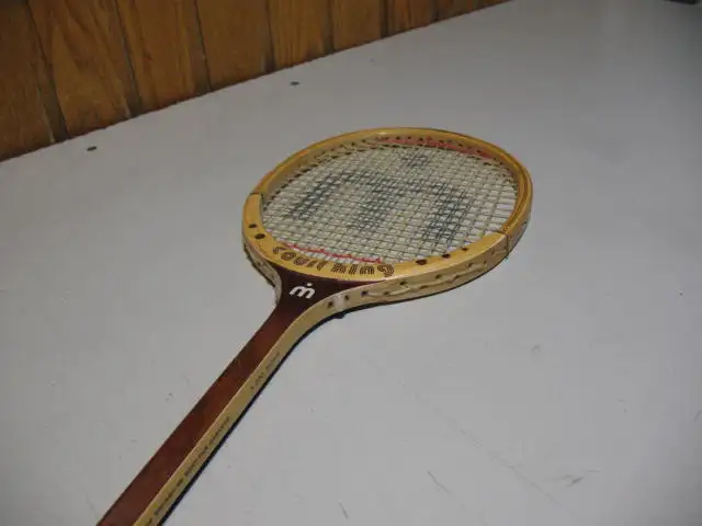 Vintage Martin "Court King" Wooden Squash Racket - Photo 2