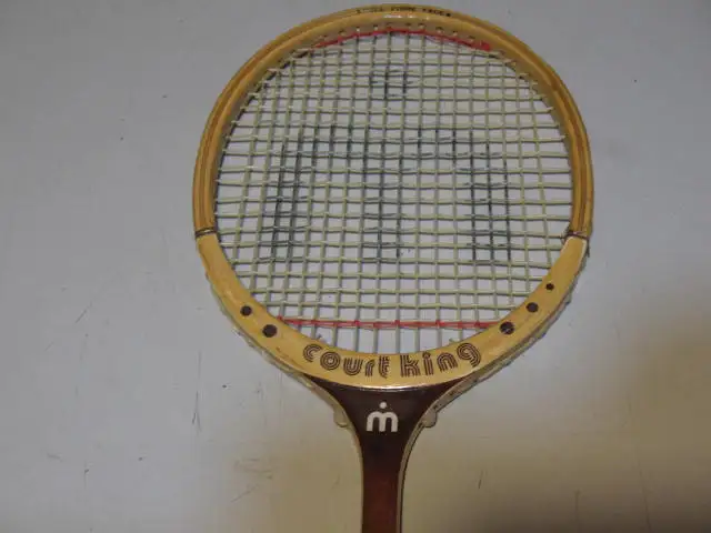 Vintage Martin "Court King" Wooden Squash Racket - Photo 4