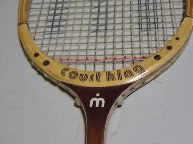 Vintage Martin "Court King" Wooden Squash Racket - Photo 6