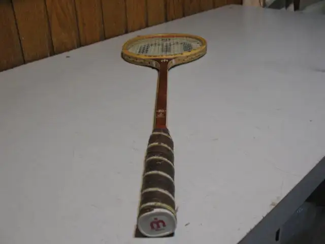 Vintage Martin "Court King" Wooden Squash Racket - Photo 9
