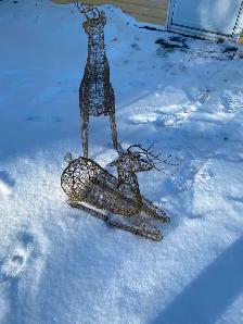 2 Rare Mesh Reindeer plus Nice Hats - Photo 3