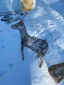 2 Rare Mesh Reindeer plus Nice Hats - Photo 4