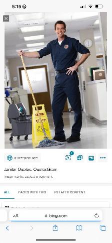 experienced cleaner needed
