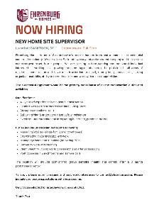 Saskatoon Site Supervisor