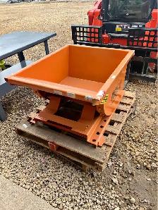 1.5 Cubic Yard Self Dumping Hopper – Industrial Steel Bin - Photo 2