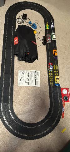 Super Scalextric Slot Car Set Complete 7 Cars – Priced to Sell