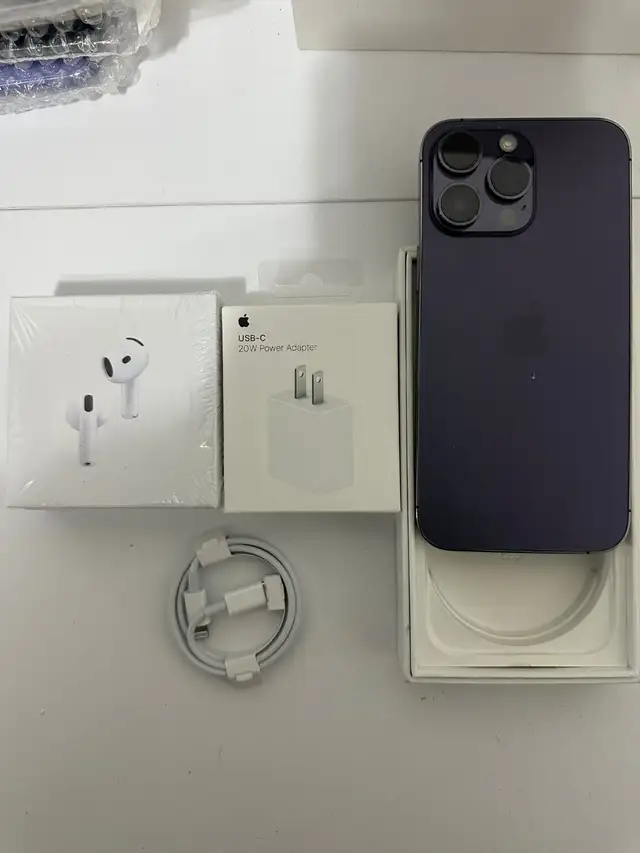 iPhone 14 Pro Max 256gb Unlocked Airpods Pkg/Delivery